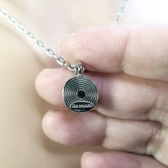 Lia Sophia Necklace Petite Faux Turquoise & Crystal Pendant NWT (Marks on tag) - Picture 6 of 8